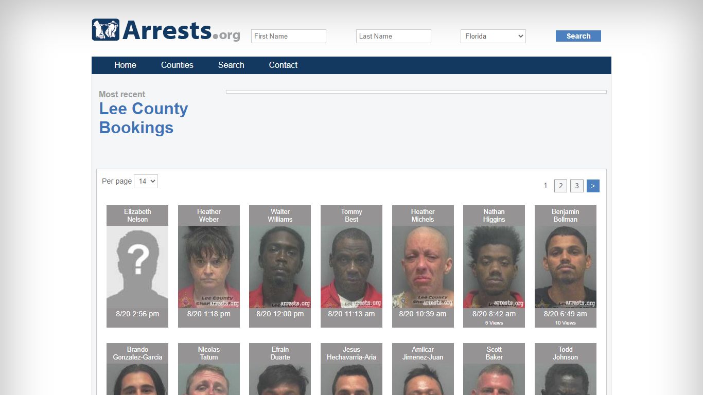 Lee County Arrests and Inmate Search